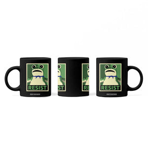 Frog Resist Poster Graphic Coffee Mug Portland Resistance Protest Minimalist TS02 Print Your Wear