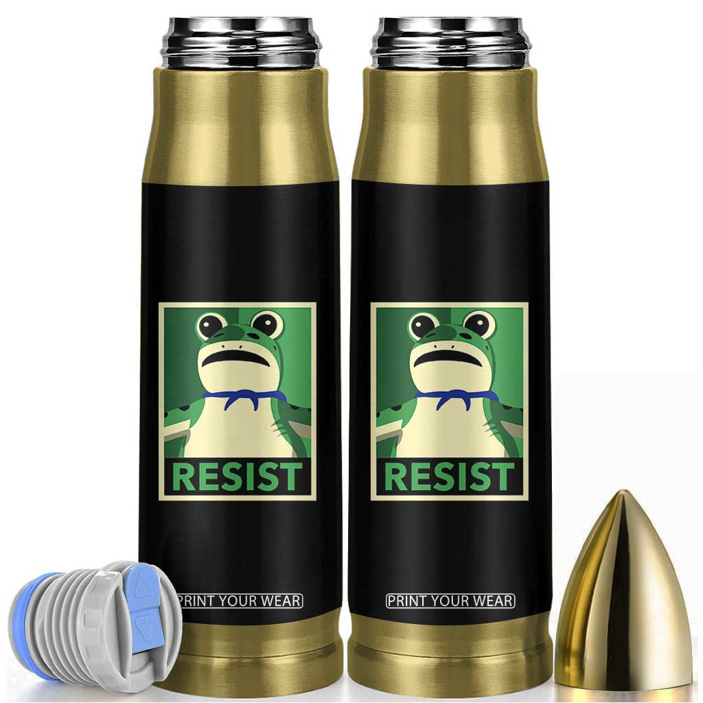 Frog Resist Poster Graphic Bullet Tumbler Portland Resistance Protest Minimalist TS02 Black Print Your Wear