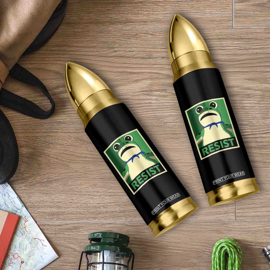Frog Resist Poster Graphic Bullet Tumbler Portland Resistance Protest Minimalist TS02 Print Your Wear