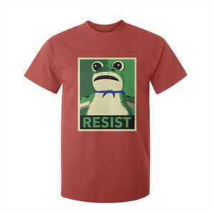 Frog Resist Poster Graphic T Shirt For Kid Portland Resistance Protest Minimalist TS02 Red Print Your Wear