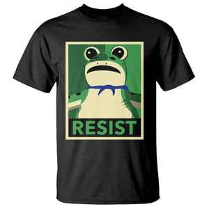 Frog Resist Poster Graphic T Shirt Portland Resistance Protest Minimalist TS02 Black Print Your Wear