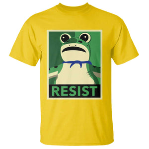 Frog Resist Poster Graphic T Shirt Portland Resistance Protest Minimalist TS02 Daisy Print Your Wear
