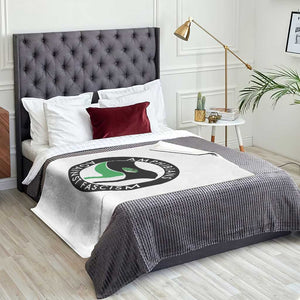 Amphibians Against Fascism Throw Blanket Anti-Fascist Frog Logo Portland Protest TS02 Print Your Wear