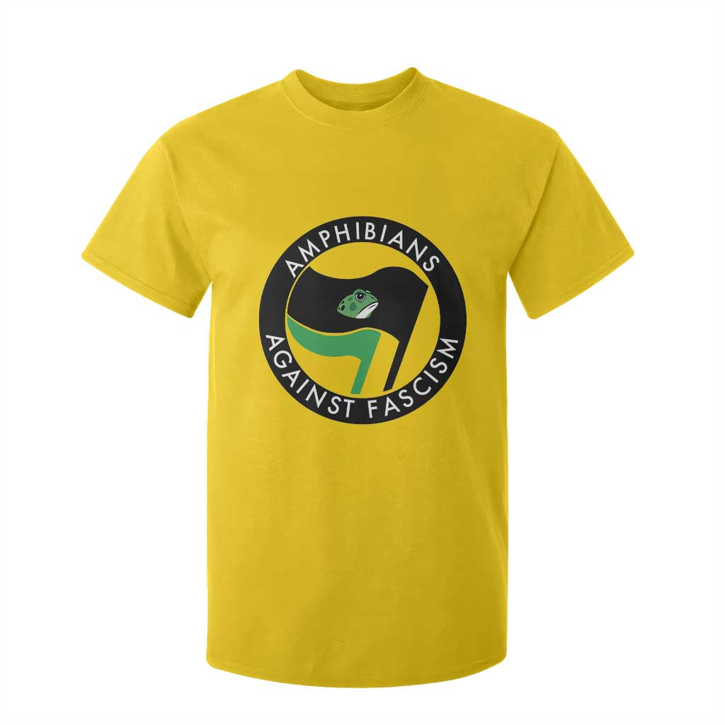 Amphibians Against Fascism T Shirt For Kid Anti-Fascist Frog Logo Portland Protest TS02 Daisy Print Your Wear