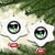 Amphibians Against Fascism Ceramic Ornament Anti-Fascist Frog Logo Portland Protest TS02 Print Your Wear