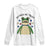 In Frog We Trust Long Sleeve Shirt Patriotic Portland Frogs Protest American Flag TS02 White Print Your Wear