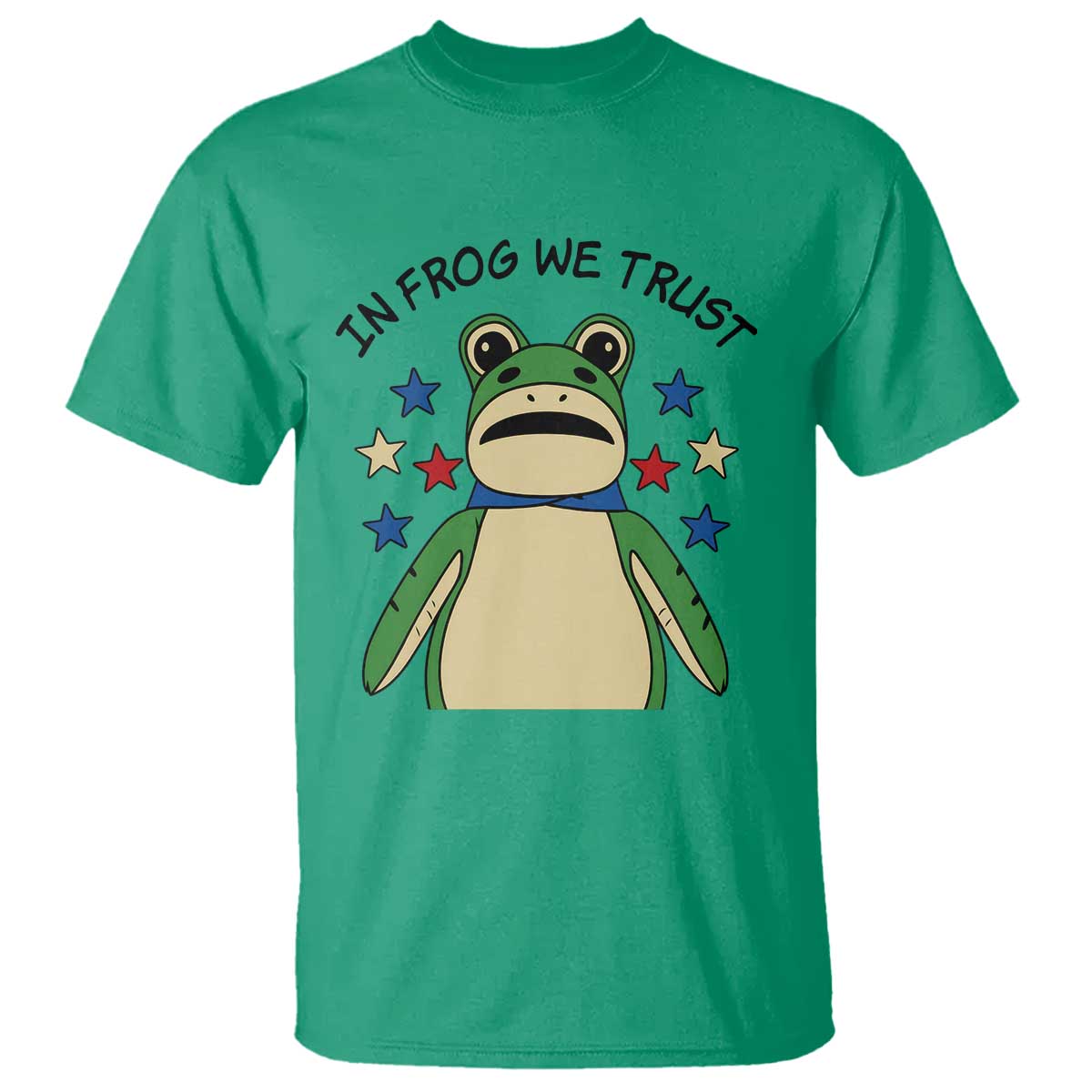 In Frog We Trust T Shirt Patriotic Portland Frogs Protest American Flag TS02 Irish Green Print Your Wear