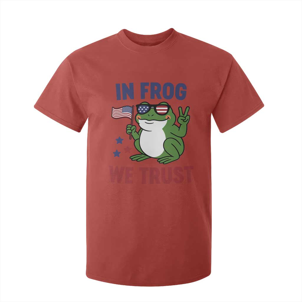 In Frog We Trust T Shirt For Kid Patriotic Portland Frogs Protest TS02 Red Print Your Wear