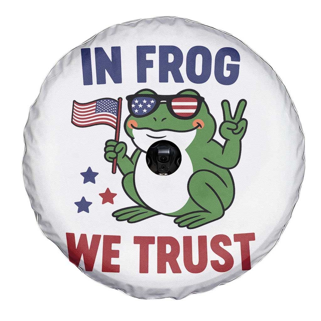 In Frog We Trust Spare Tire Cover Patriotic Portland Frogs Protest TS02 Print Your Wear
