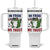 In Frog We Trust Tumbler With Handle Patriotic Portland Frogs Protest TS02 One Size: 40 oz White Print Your Wear