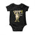Stencil Protest Frog Baby Onesie Hope Against the Regime Portland Inflatable Resistance TS02 Black Print Your Wear