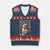 No Hope Without Hop V-Neck Knit Sweater Vest Ribbit Resist Repeat Resistance Frog Protest Pop Art Graphic - Print Your Wear