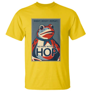 No Hope Without Hop T Shirt Ribbit Resist Repeat Resistance Frog Protest Pop Art Graphic TS02 Daisy Print Your Wear