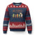 No Kings in America Ugly Christmas Sweater Resist Protest Cute Animal Resistance March - Print Your Wear