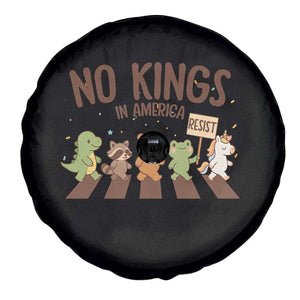 No Kings in America Spare Tire Cover Resist Protest Cute Animal Resistance March TS02 Print Your Wear