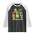 United Mascots Protest Raglan Shirt We Have Friends Everywhere TS02 Black White Print Your Wear