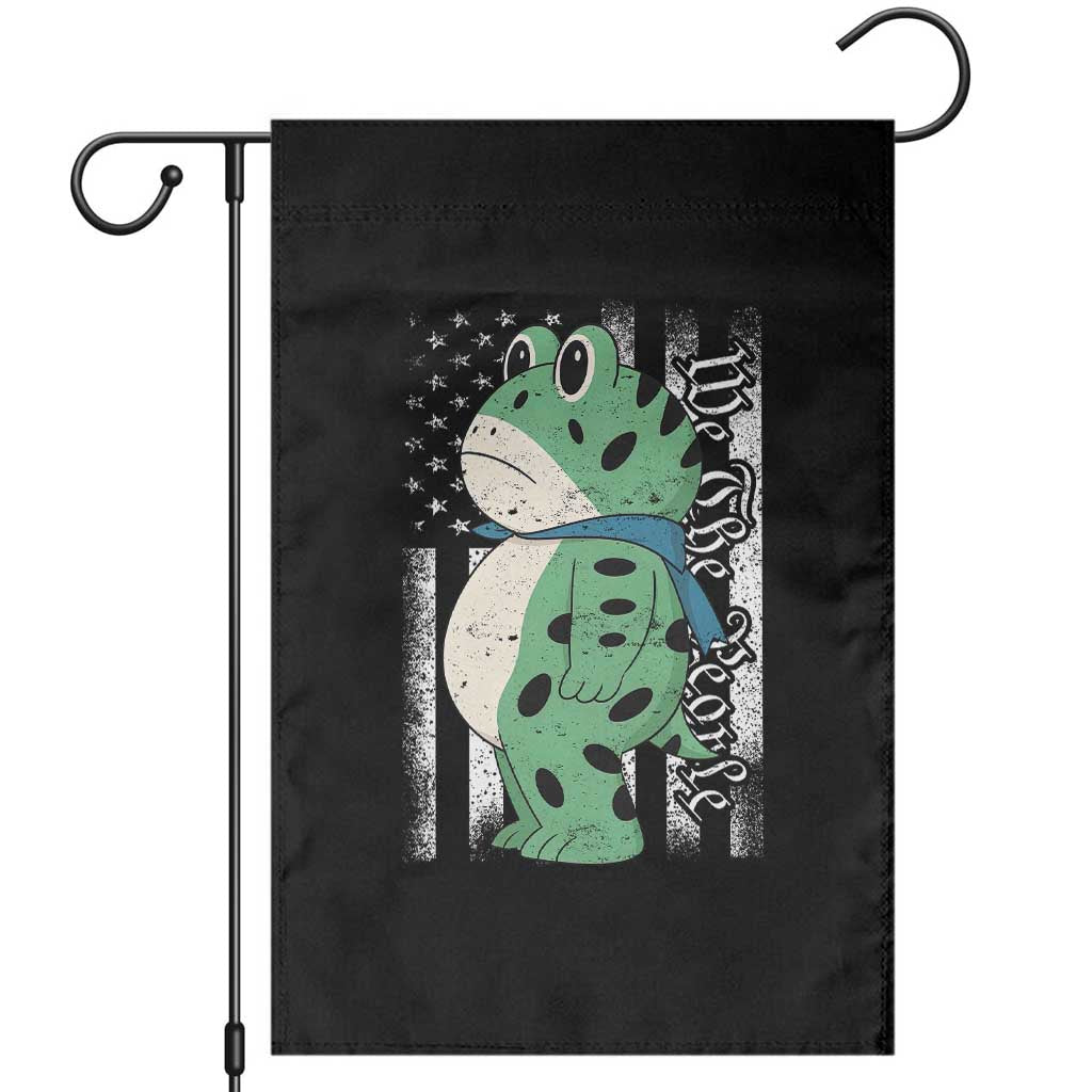 We The People Portland Frog Garden Flag Patriotic Protest American Flag TS02 Black Print Your Wear