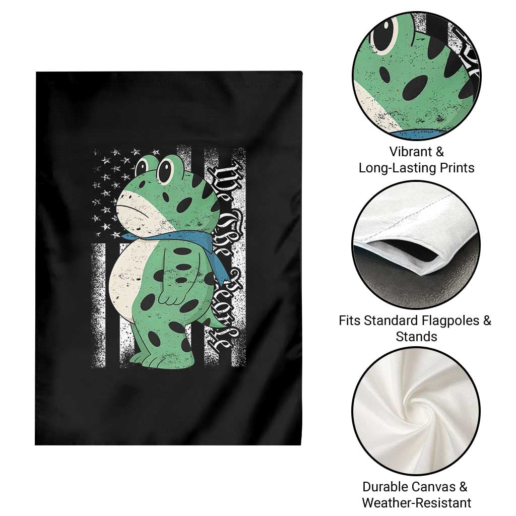 We The People Portland Frog Garden Flag Patriotic Protest American Flag TS02 Print Your Wear