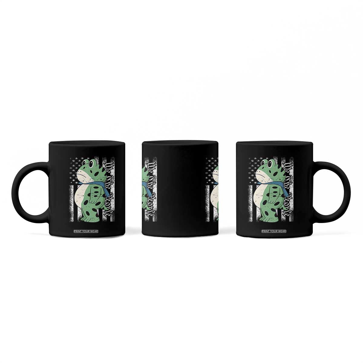 We The People Portland Frog Coffee Mug Patriotic Protest American Flag TS02 Print Your Wear