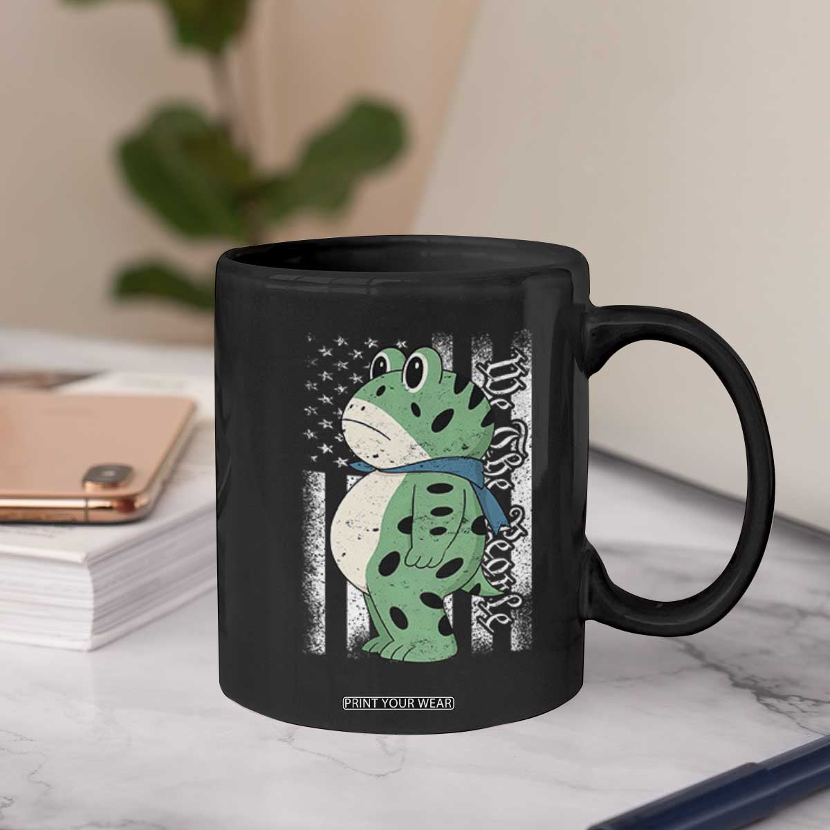 We The People Portland Frog Coffee Mug Patriotic Protest American Flag TS02 Print Your Wear