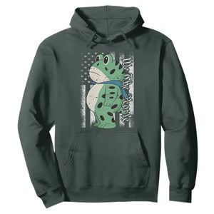 We The People Portland Frog Hoodie Patriotic Protest American Flag TS02 Dark Forest Green Print Your Wear