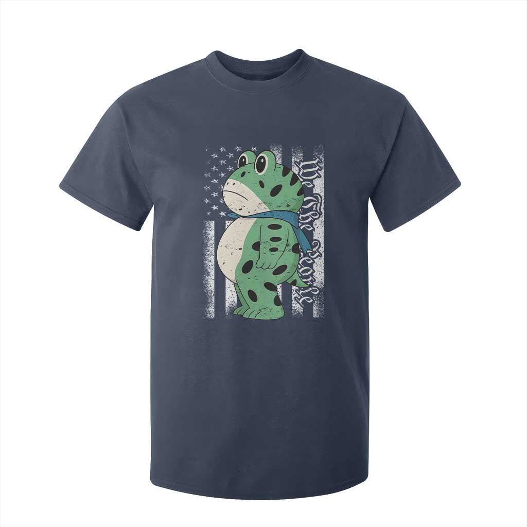 We The People Portland Frog T Shirt For Kid Patriotic Protest American Flag TS02 Navy Print Your Wear