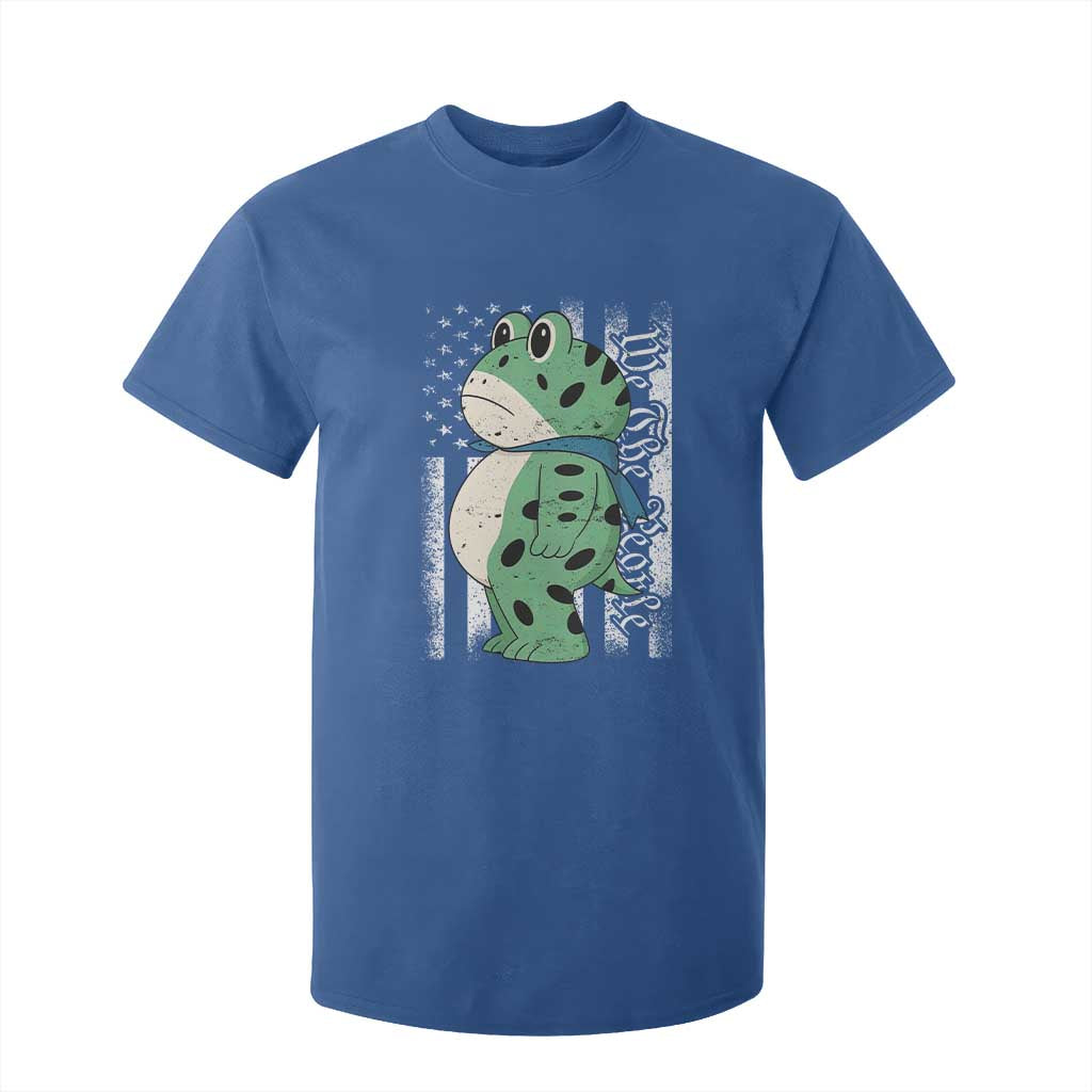 We The People Portland Frog T Shirt For Kid Patriotic Protest American Flag TS02 Royal Blue Print Your Wear