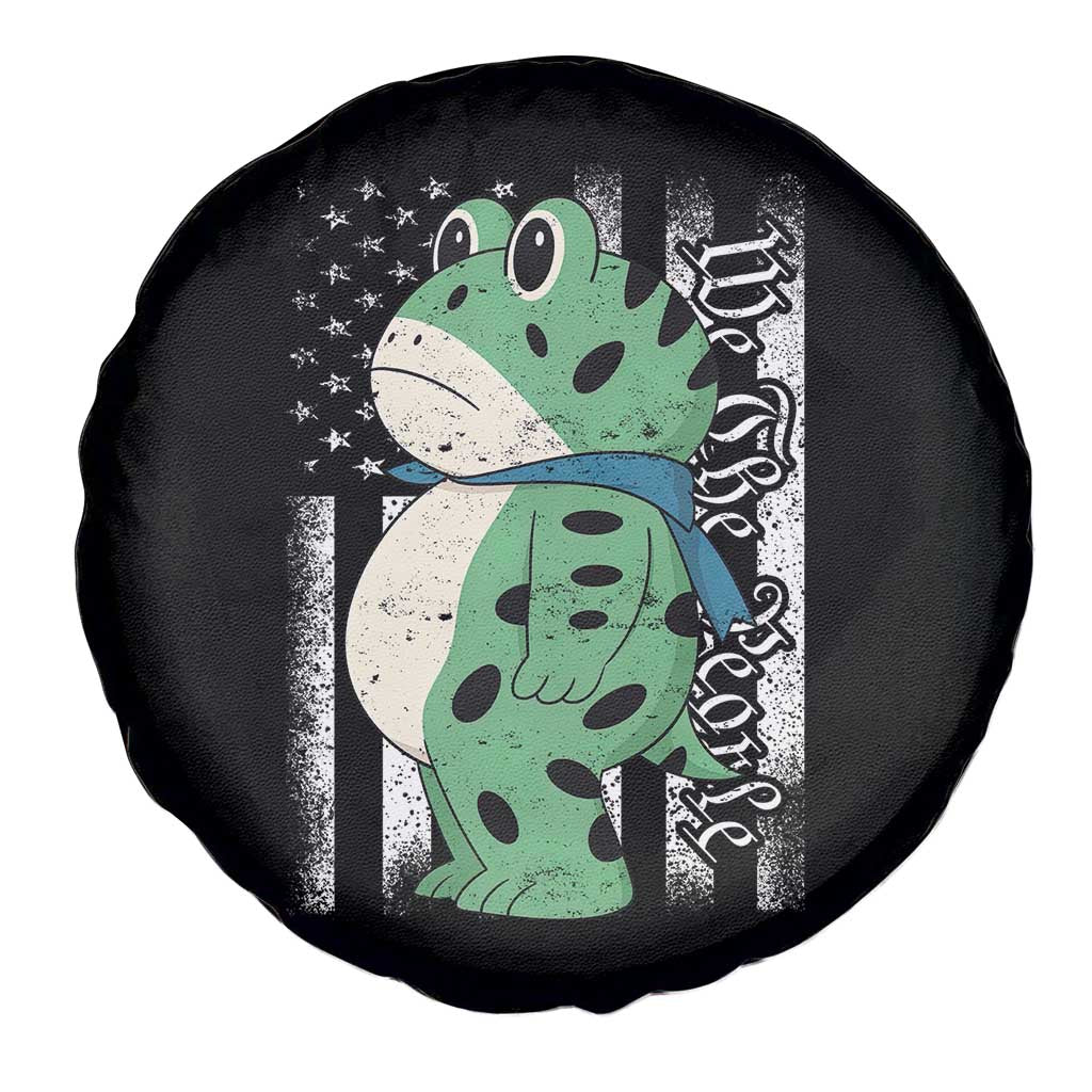 We The People Portland Frog Spare Tire Cover Patriotic Protest American Flag TS02 Print Your Wear