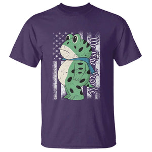 We The People Portland Frog T Shirt Patriotic Protest American Flag TS02 Purple Print Your Wear