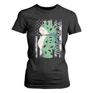 We The People Portland Frog T Shirt For Women Patriotic Protest American Flag TS02 Black Print Your Wear