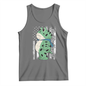 We The People Portland Frog Tank Top Patriotic Protest American Flag TS02 Black Heather Print Your Wear