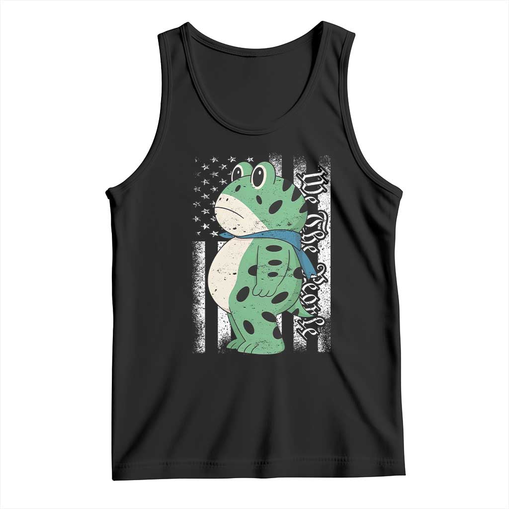 We The People Portland Frog Tank Top Patriotic Protest American Flag TS02 Black Print Your Wear