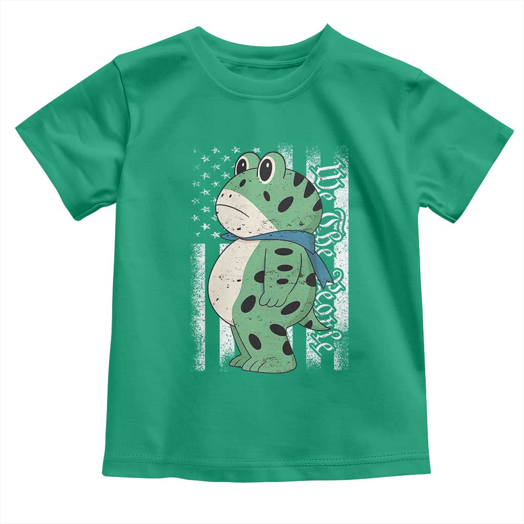 We The People Portland Frog Toddler T Shirt Patriotic Protest American Flag TS02 Irish Green Print Your Wear