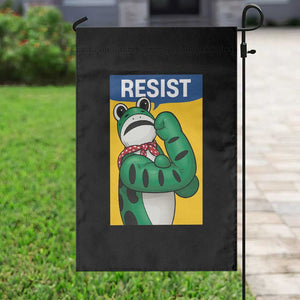 Resist Rosie Frog Garden Flag Protest Parody Feminist Retro Poster - Print Your Wear
