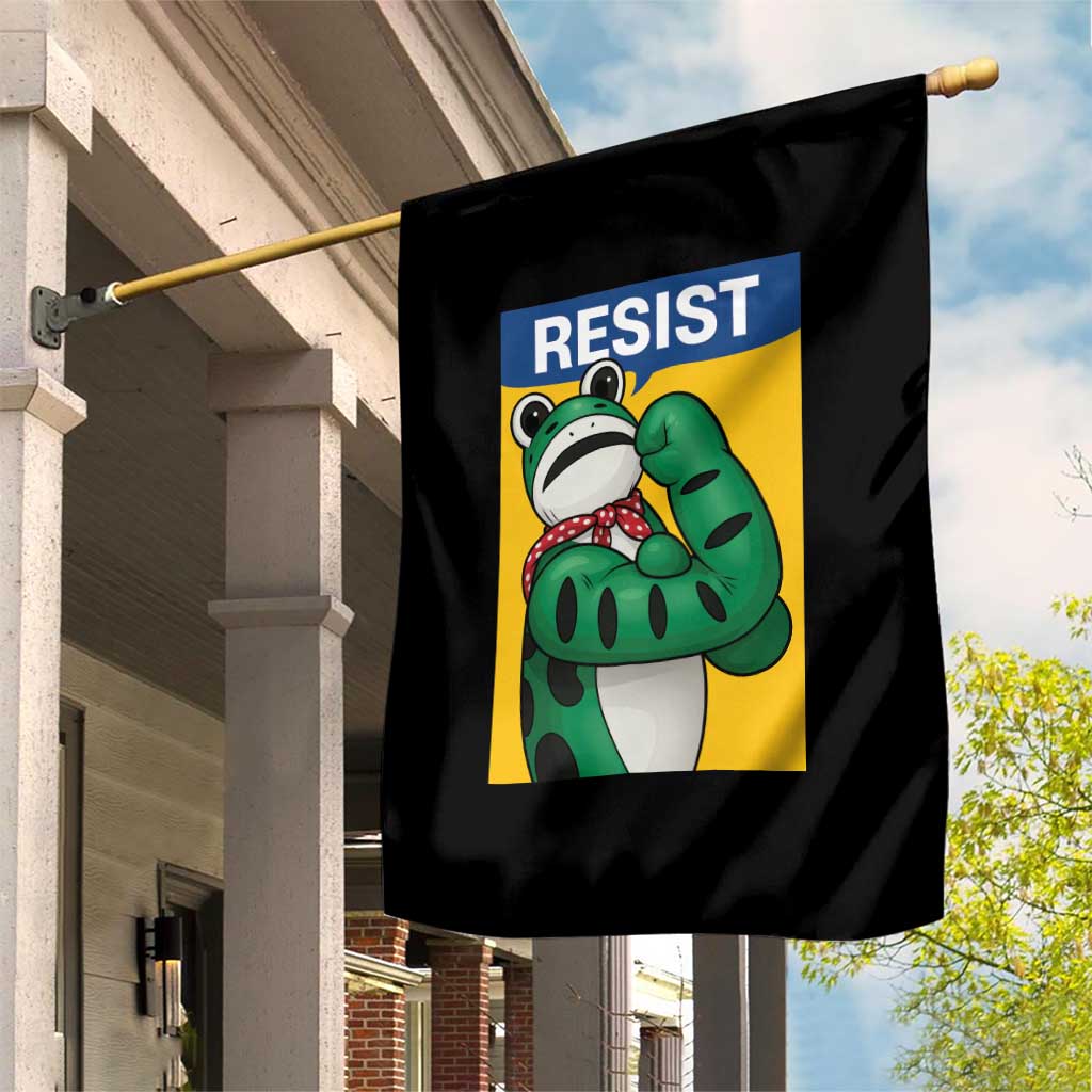 Resist Rosie Frog Garden Flag Protest Parody Feminist Retro Poster TS02 Print Your Wear