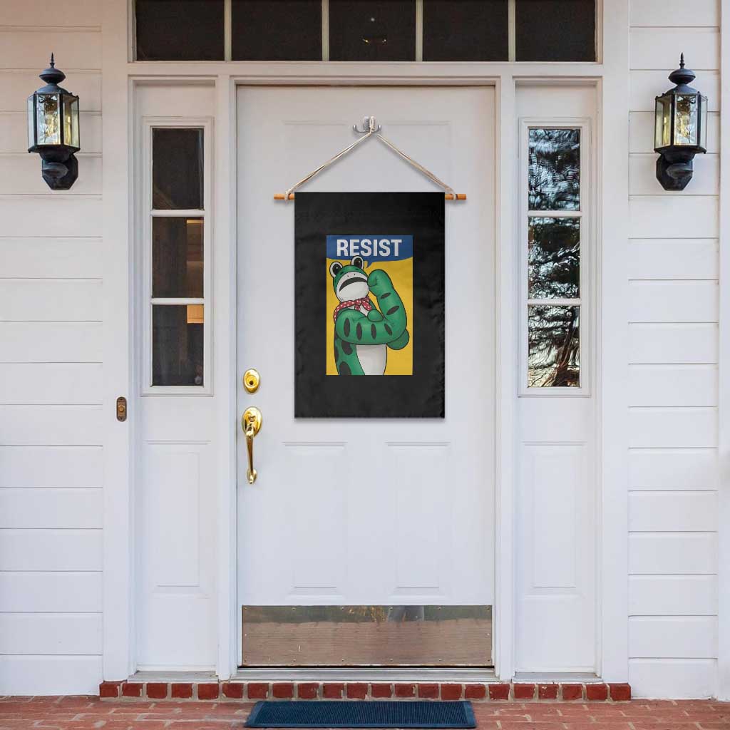 Resist Rosie Frog Garden Flag Protest Parody Feminist Retro Poster TS02 Print Your Wear