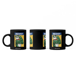 Resist Rosie Frog Coffee Mug Protest Parody Feminist Retro Poster - Print Your Wear