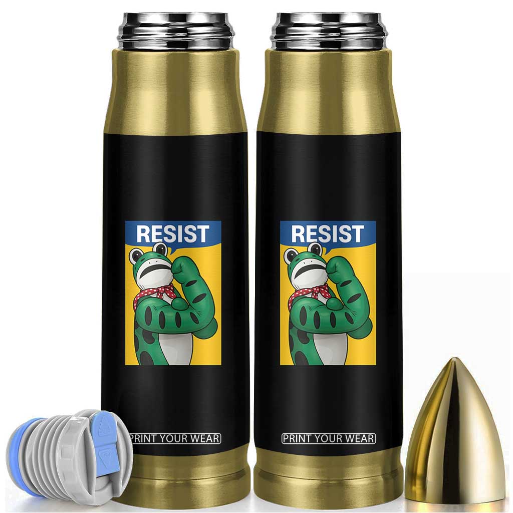 Resist Rosie Frog Bullet Tumbler Protest Parody Feminist Retro Poster - Print Your Wear
