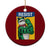 Resist Rosie Frog Ceramic Ornament Protest Parody Feminist Retro Poster - Print Your Wear