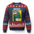 Resist Rosie Frog Ugly Christmas Sweater Protest Parody Feminist Retro Poster - Print Your Wear