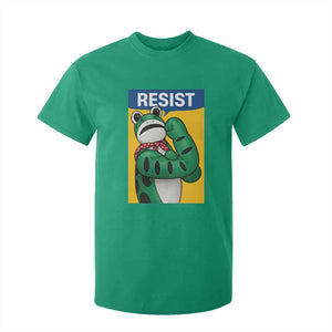 Resist Rosie Frog T Shirt For Kid Protest Parody Feminist Retro Poster TS02 Irish Green Print Your Wear