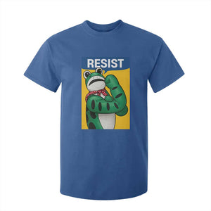 Resist Rosie Frog T Shirt For Kid Protest Parody Feminist Retro Poster - Print Your Wear