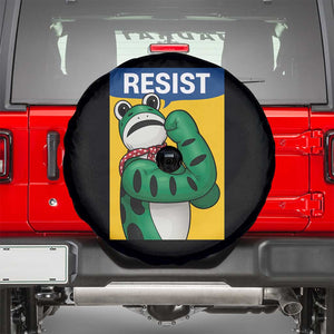 Resist Rosie Frog Spare Tire Cover Protest Parody Feminist Retro Poster - Print Your Wear