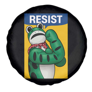 Resist Rosie Frog Spare Tire Cover Protest Parody Feminist Retro Poster - Print Your Wear