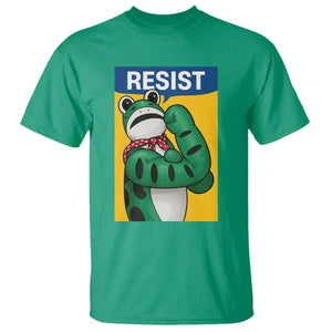 Resist Rosie Frog T Shirt Protest Parody Feminist Retro Poster TS02 Irish Green Print Your Wear