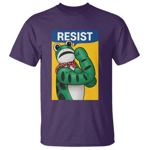 Resist Rosie Frog T Shirt Protest Parody Feminist Retro Poster TS02 Purple Print Your Wear
