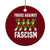 Santa Frog Against Fascism Ceramic Ornament Xmas Holiday Frogs Band Resistance Protest - Print Your Wear