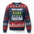 Santa Frog Against Fascism Ugly Christmas Sweater Xmas Holiday Frogs Band Resistance Protest - Print Your Wear