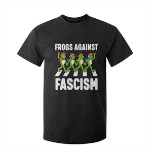 Santa Frog Against Fascism T Shirt For Kid Christmas Holiday Frogs Band Resistance Protest - Print Your Wear