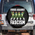 Santa Frog Against Fascism Spare Tire Cover Christmas Holiday Frogs Band Resistance Protest - Print Your Wear